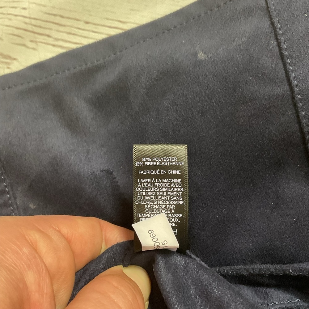 Retro 2 Express Blue Button Up A-Line Mini Skirt … - image 6